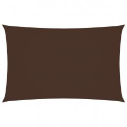 Voile toile d'ombrage parasol tissu oxford rectangulaire 4 x 7 m marron 02_0009709