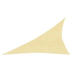 Voile d'ombrage 160 g/m² PEHD 3 x 4 x 5 m beige 02_0008973