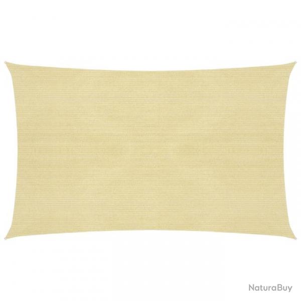 Voile d'ombrage 160 g/m PEHD 2,5 x 4,5 m beige 02_0008956