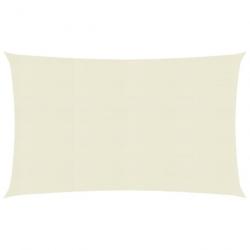 Voile d'ombrage 160 g/m² PEHD 3,5 x 4,5 m crème 02_0009076