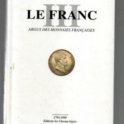 le franc argus des monnaies françaises 1795-1999