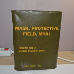 Container/ boite protective M9A1 US Américain 1939-1945 soldat ww2  (14)
