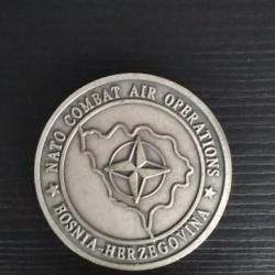 coin NATO BOSNIA AIR COMMAND Numéroté