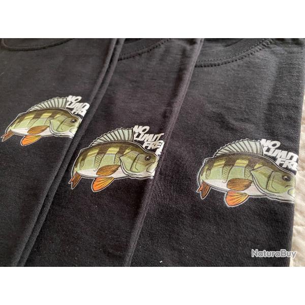 T-Shirt pche -  Logo Perche by Nolimit FrenchFishing ( Taille S )