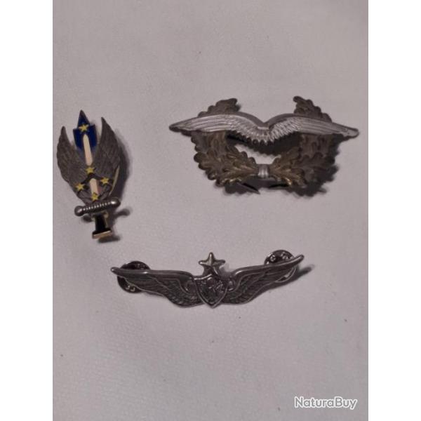 Lot 3 insignes militaires