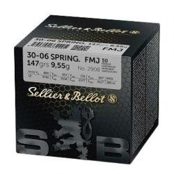 Balles S&B FMJ - Cal. 30-06 Sprg. - 9,55 g / 50