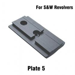 Embase montage pour point rouge Revolver Smith & Wesson carcasse K L N X - Modèle 5