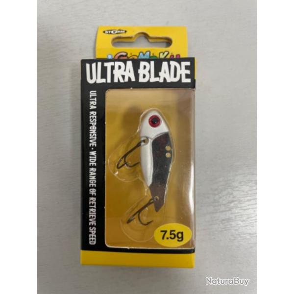 !! LEURRE STROM GOMOKU ULTRA BLADE 7.5gr PEARL WHITE