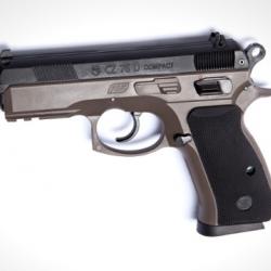 Pistolet cal.6mm CZ 75D compact ressort bicolore