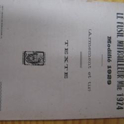 Livre d'instruction mas 1924
