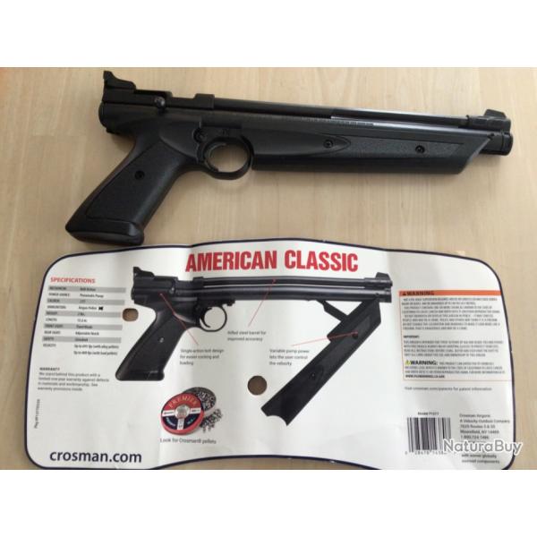 Pistolet  plomb american Classic model P1377