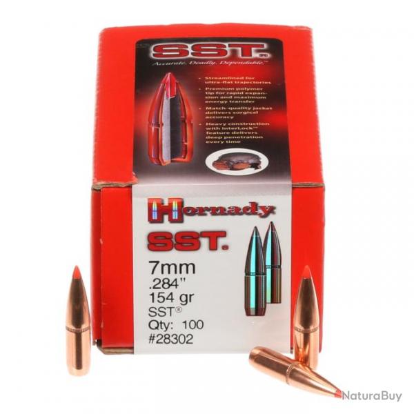 HORNADY 7mm (.284) 154 gr SST - 28302 - Bote de 100 units