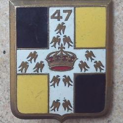 47° Régiment D'infanterie, Émail, 13 Alérions