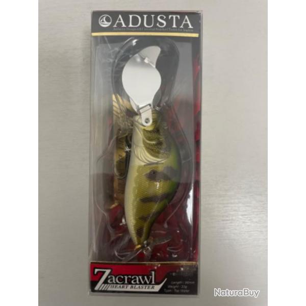 !! LEURRE ADUSTA ZACRAWL HEART BLASTER 90mm 33gr