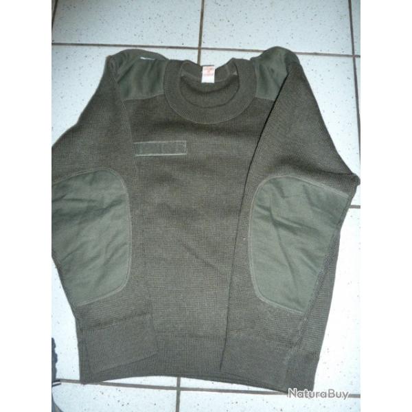 pull militaire vert