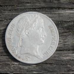 5 Francs NAPOLEON 1er 1814 A Paris Argent