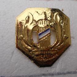 insigne police nationale GMR,doré à l'or fin 24 carats,RARE