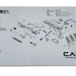 tapis de nettoyage et d'entretien Canik SFX METE