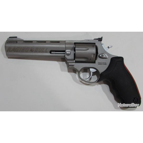 REVOLVER TAURUS MODELE 444 RAGING BULL 6.5" MATTE SS COMPENSATED VR 44MAG