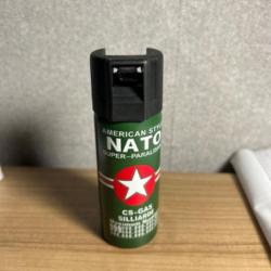 OFFRE 24H : Mini bombe lacrymogène de poche, NATO 60ML, autodéfense efficace et agressif