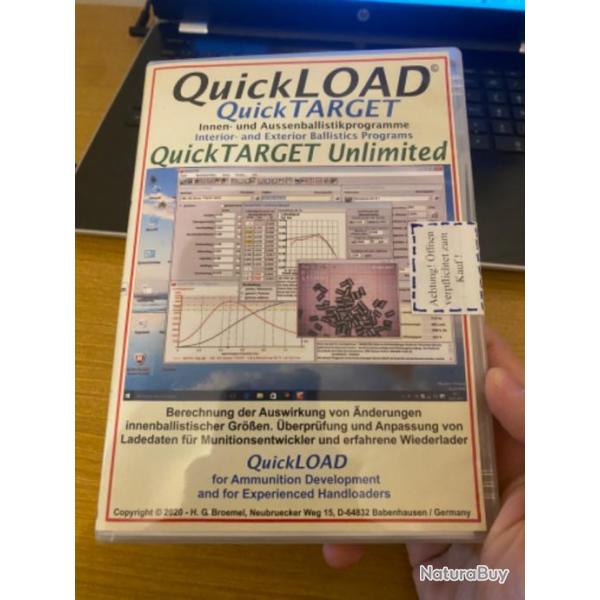 Quick Load logiciel balistique