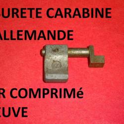 sureté + levier carabine ALLEMANDE AIR COMPRIME - VENDU PAR JEPERCUTE (D24D64)
