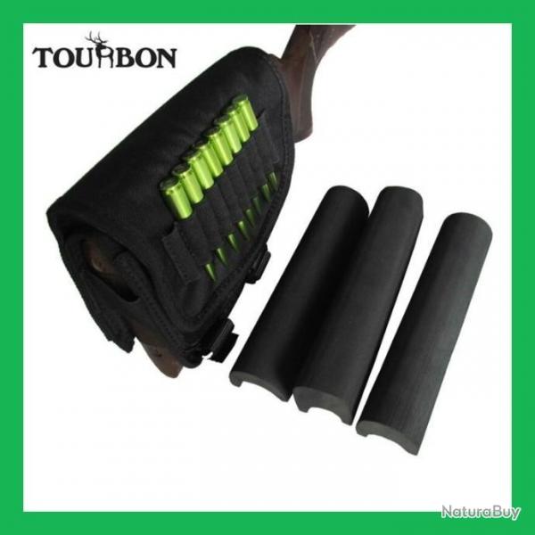 TOURBON Support pour cartouches de tir, avec 3 tampons rglables