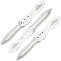Set de 3 Couteaux de Lancer Hibben Master Throwing Knives Acier 3Cr13 Etui Nylon GH5118