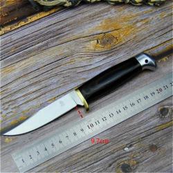 PEGASI  couteau à poisson à manche en bois de couleur, importé de la finlande