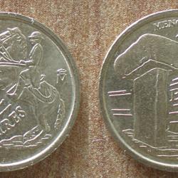 Espagne 5 Pesetas 1997 Iles Baleares Cheval Peseta Spain