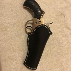 ETUI CEINTURE Colt SHERIFF cuir EPAIS Noir