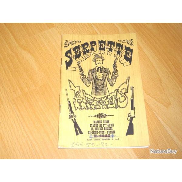 catalogue revue SERPETTE ARMES 1968 210x137mm 28 pages - VENDU PAR JEPERCUTE (D24D231)