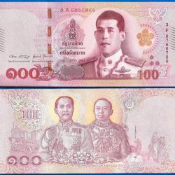 Thailande 100 Baht 2018 Billet Neuf Bath