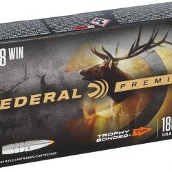 Munitions FEDERAL cal.308win trophy bonded 11.66g 180gr par 20