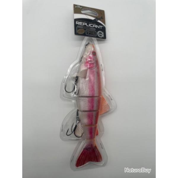 Leurre souple arm Fox rage replicant shallow jointed trout golden 23cm