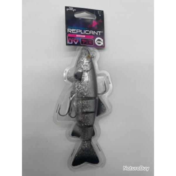 Leurre souple arm Fox rage replicant  jointed trout silver bleak 18cm