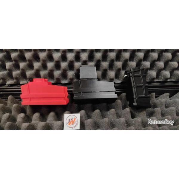 RUGER RPR  - Talon de chargeur BX 10/22 avec fixation par VIS_ LoOk 308 ROUGE - V308 2.0- Print 3D