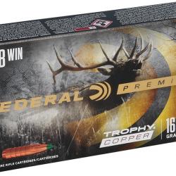 Munitions FEDERAL cal.308 win trophy copper 10.7g 165gr par 60