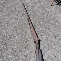Tré ancien fusil de chasse a silex transformé a bourre dans son jus sorti de grenier Cal 12 ou 16 ??