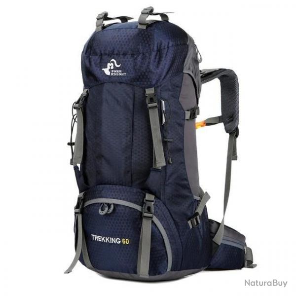 Sac  dos tanche de grande capacit  60L Bleu nuit