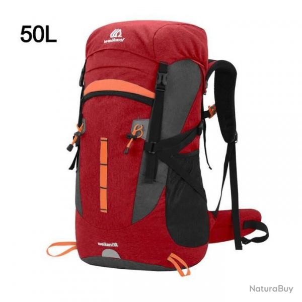 sac  dos randonne arme escalade sacs Trekking alpinisme ROUGE 50L