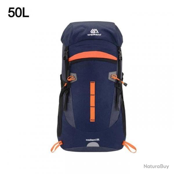 sac  dos randonne arme escalade sacs Trekking alpinisme BLEU FONCE 50L