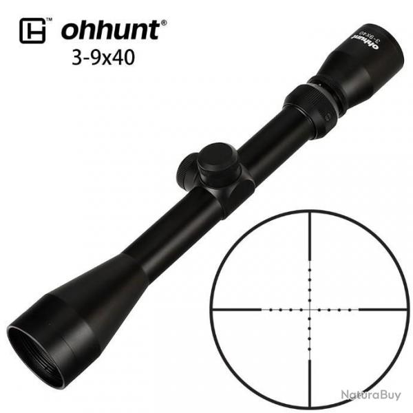 OHHUNT Lunette de Chasse 3-9X40