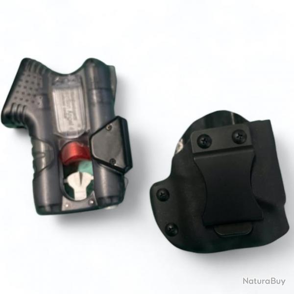 Holster Inside KYDEX PIEXON " Guardian Angel 4 et 3 " avec laser Droitier