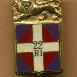 Insigne 22° RI - 22° Régiment d'Infanterie