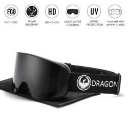 Lunettes de ski Dragon double couche UV400 anti-buée