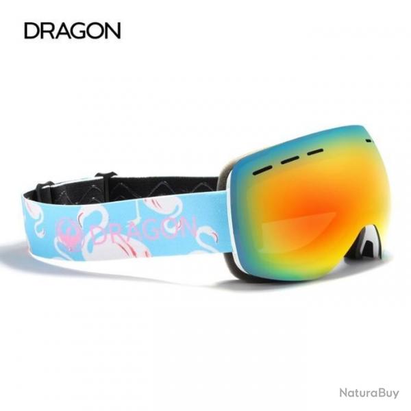 Lunettes de Ski UV400, Protection Anti-bue, grand masque de Ski