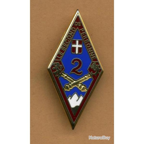 Insigne 2 RA - 2 Rgiment d'Artillerie