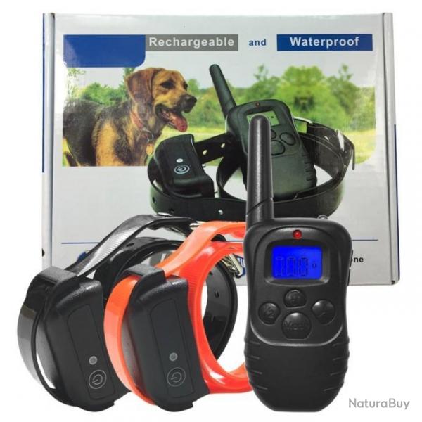 Collier de Dressage port de 300M - Rechargeable tanche