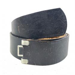 Ancienne Ceinture ceinturon Allemand en Cuir Taille 100 ww2 ? année à identifier